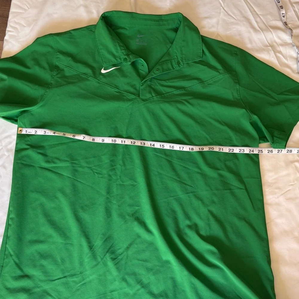 Nike Dri-FIT Polo Shirt Mens XXL Green Short Sleeve Golf Performance Top - Picture 5 of 7